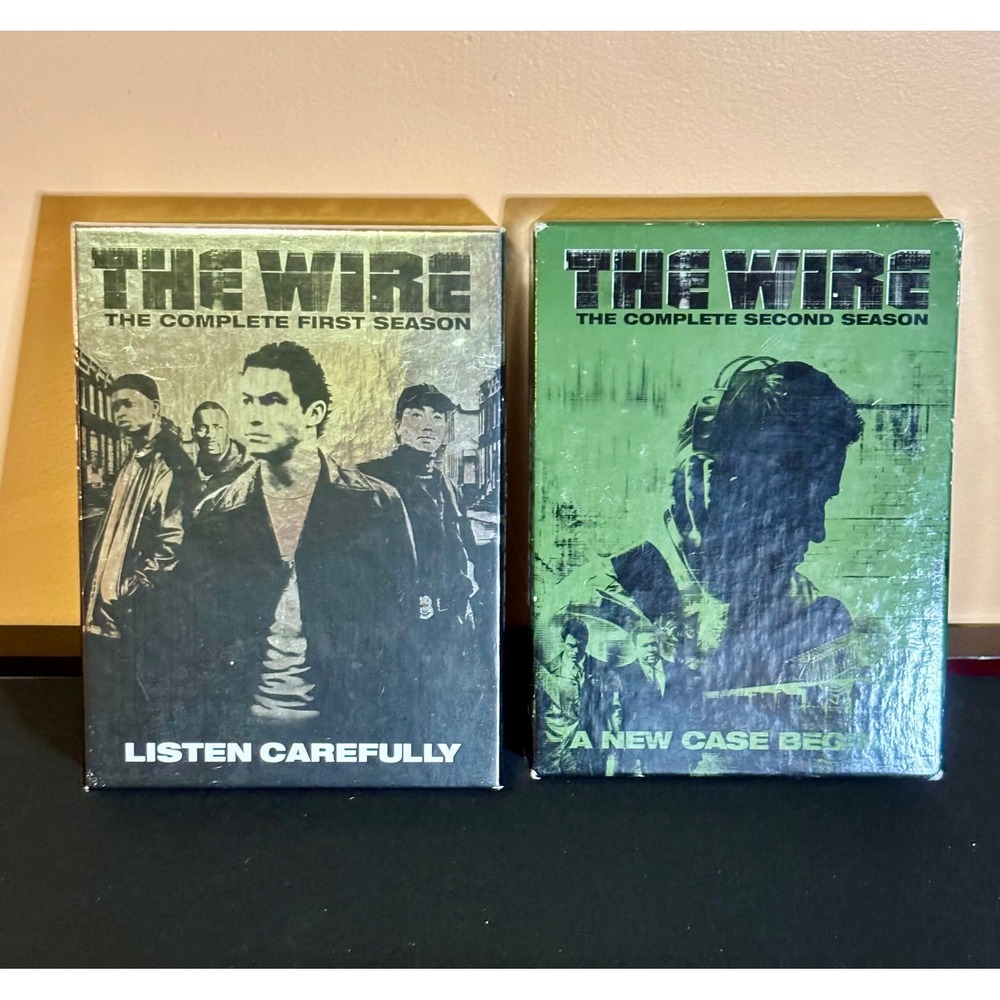 The Wire Complete First & Second Seasons DVD Box Sets HBO Crime Drama Series